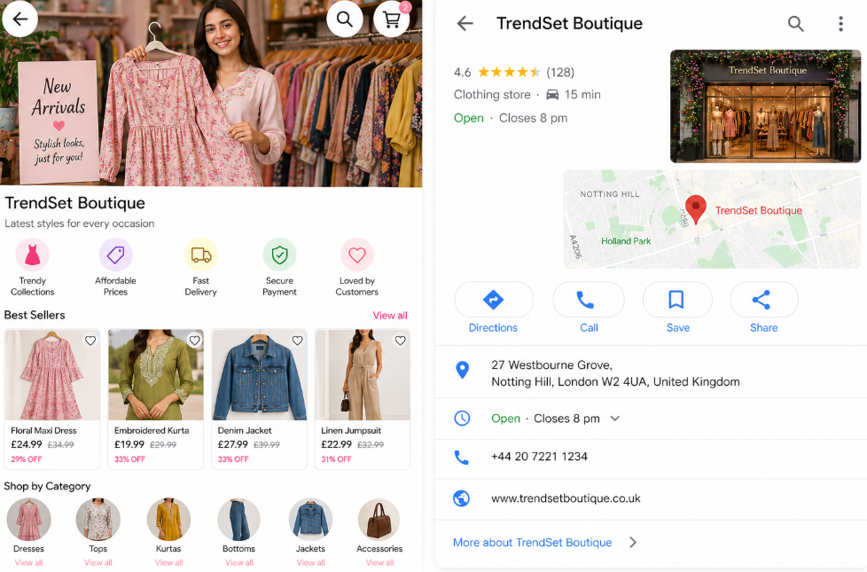 Enhance your local presence with google maps my business in retail.